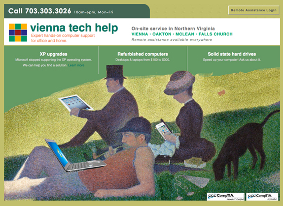 Vienna Tech Help website